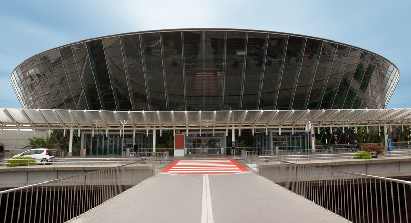 Nice Côte d’Azur Airport serves Nice and French Riviera, in France.